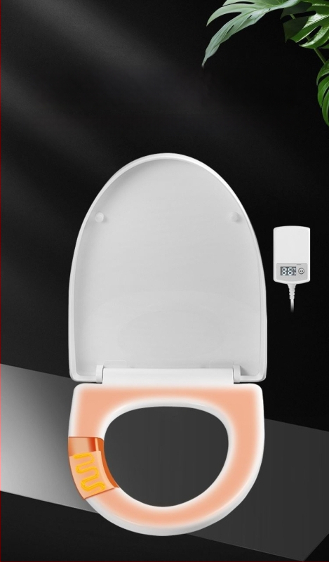 CE-tanúsítványú elektromos fűtésű vécéülés, hőmérséklet-szabályzás, UV-típus, azonnali fűtés, PP anyag