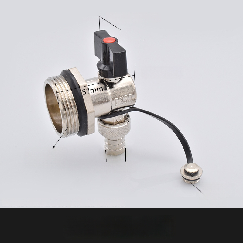 Meďový vypúšťací ventil pre geotermálne podlahové vykurovanie; celá meď; konštrukcia z meďe; určené na vypúšťanie