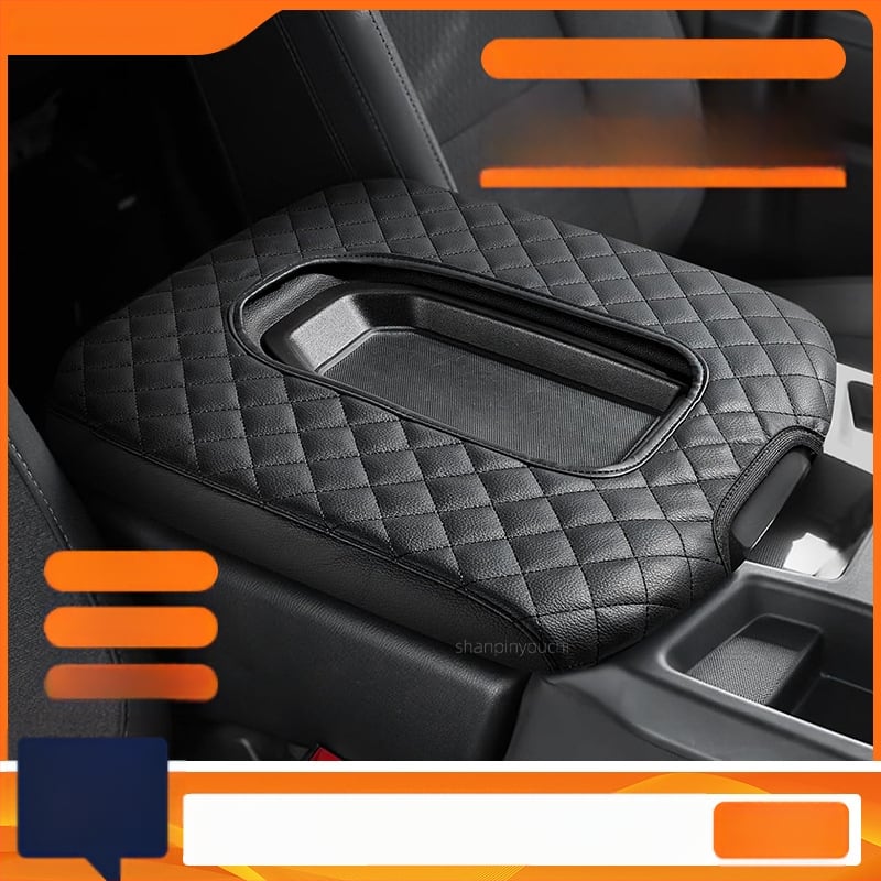 Acoperire din piele pentru suportul de braț auto, specifică vehiculului, cu opțiune de personalizare — SKU WL202407244029