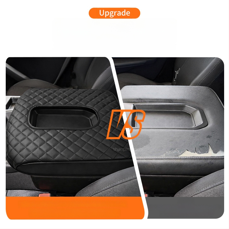 Acoperire din piele pentru suportul de braț auto, specifică vehiculului, cu opțiune de personalizare — SKU WL202407244029