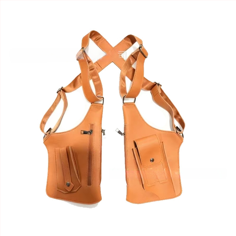 Ανδρική τσάντα θώρακα σε στυλ αστικής απλότητας, PVC υλικό, ultra-light, επένδυση πολυεστέρα