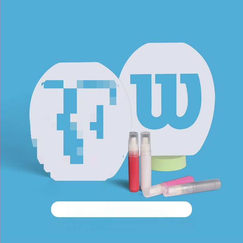 Πίνακας Λογοτύπου Τένις Ρακέτας — Επιφανειακή Σήμανση Λογοτύπου για Διακόσμηση Ρακέτας (Μάρκα: Άλλη; Υλικό: Άλλο; Προέλευση: Άλλη; Εφαρμοστικά Σενάρια: Άλλα; Κατηγορία: Τένις)