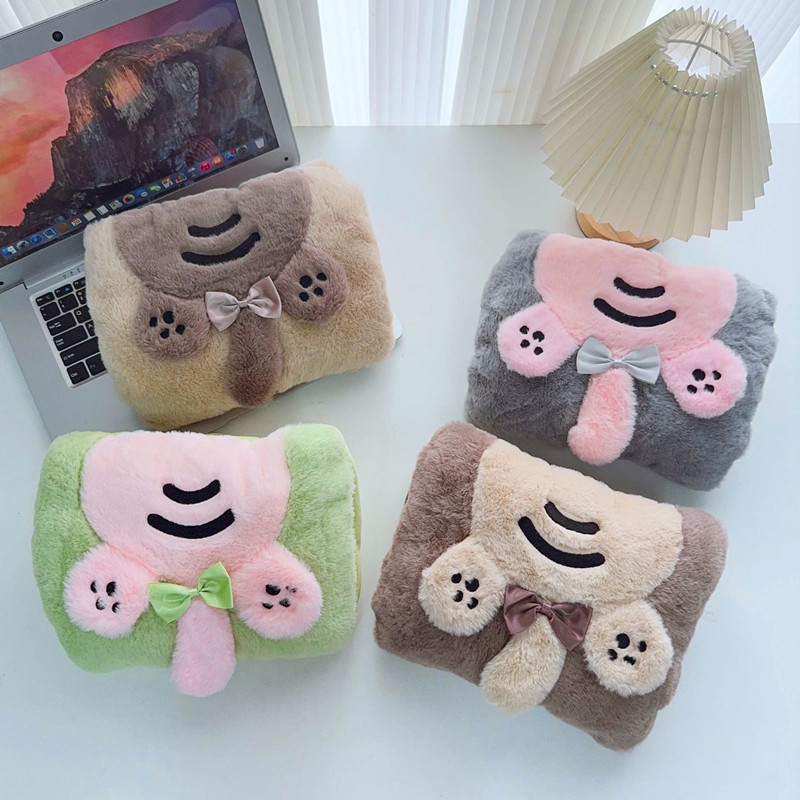 Recipient de apă fierbinte reîncărcabil cu design pluș caricatural (seria W) – 220V, 500W, încălzire prin încărcare, controlul temperaturii 65°C