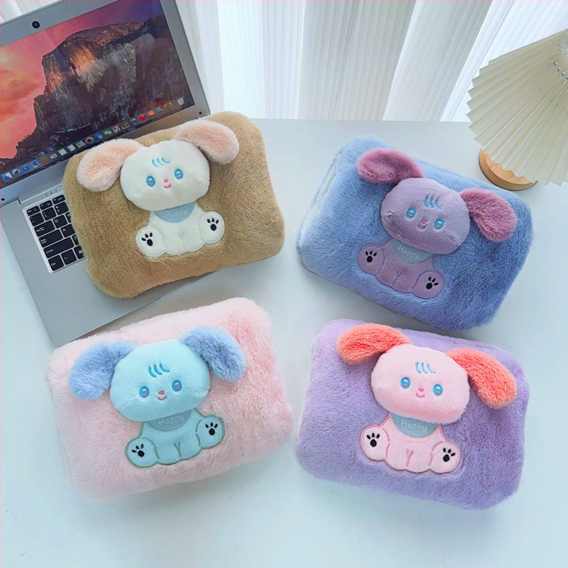 Recipient de apă fierbinte reîncărcabil cu design pluș caricatural (seria W) – 220V, 500W, încălzire prin încărcare, controlul temperaturii 65°C