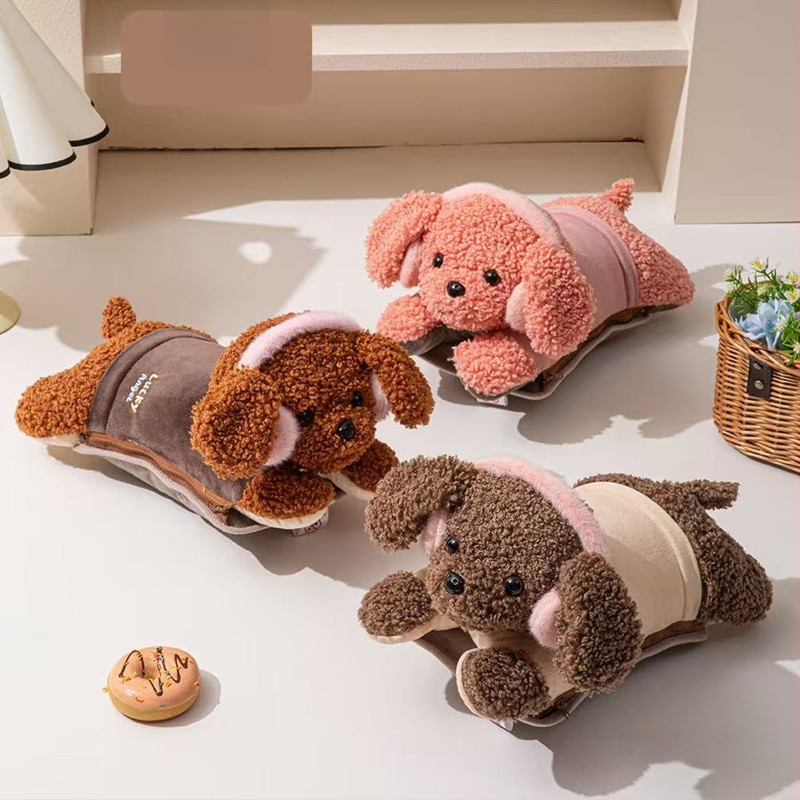 Recipient de apă fierbinte reîncărcabil cu design pluș caricatural (seria W) – 220V, 500W, încălzire prin încărcare, controlul temperaturii 65°C