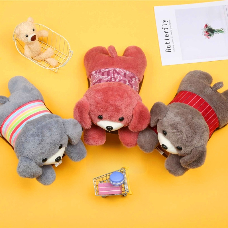 Recipient de apă fierbinte reîncărcabil cu design pluș caricatural (seria W) – 220V, 500W, încălzire prin încărcare, controlul temperaturii 65°C