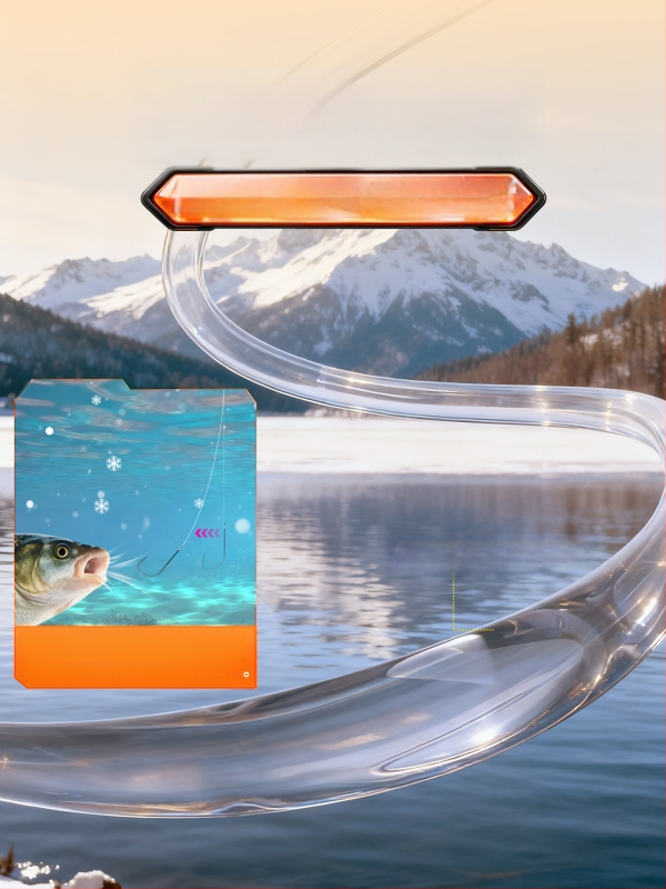 Little Fengxian Cârlig Dublu cu Linie Subțire pentru Pescuit în Râu, 20 Perechi în Cutie