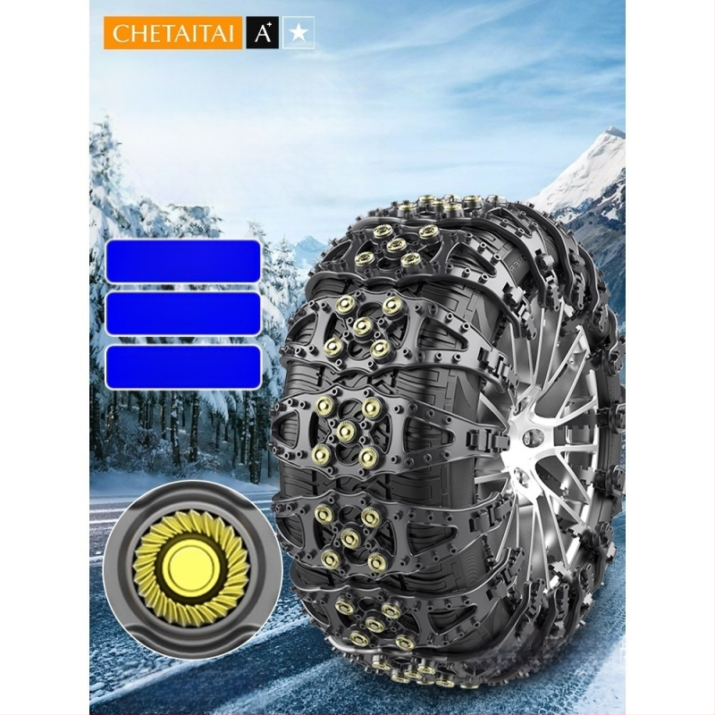 Csúszásgátló hólánc autókhoz és kis SUV-khoz, univerzális, gumiból készült, modell P180-2, cikkszám Ru126