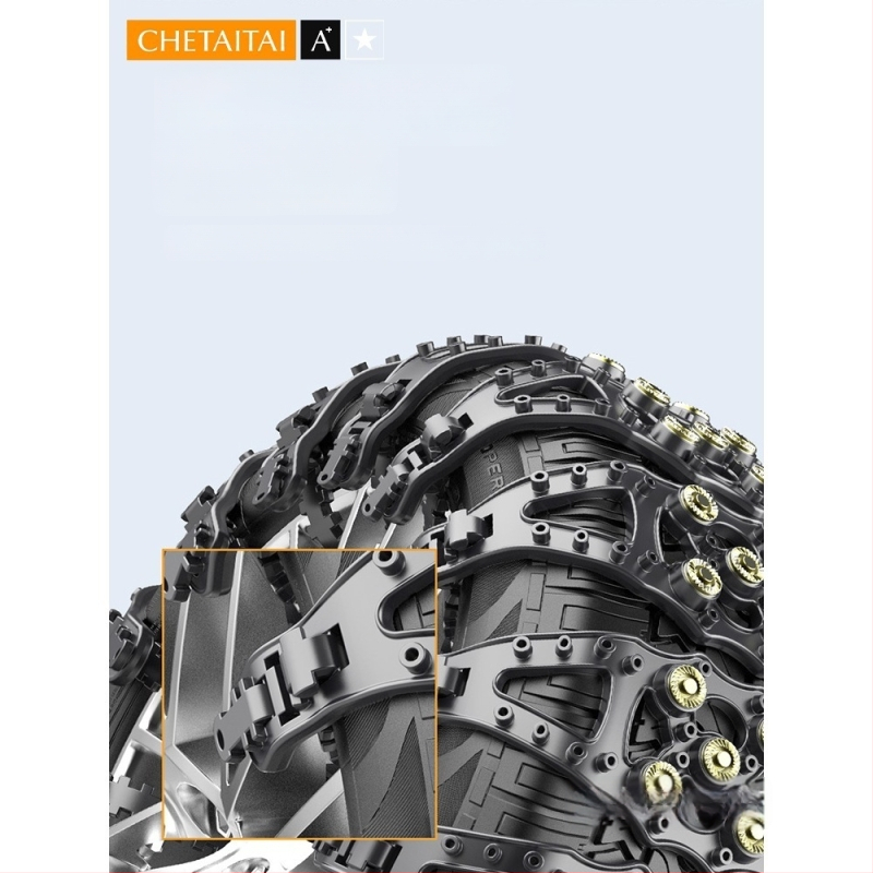 Csúszásgátló hólánc autókhoz és kis SUV-khoz, univerzális, gumiból készült, modell P180-2, cikkszám Ru126