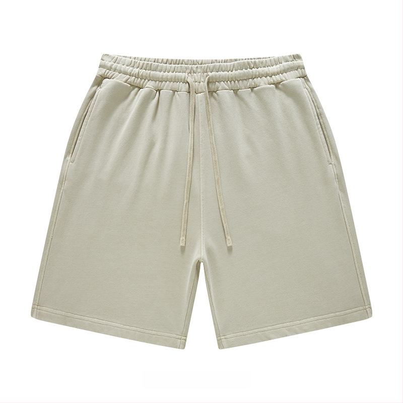 Ανδρικά και γυναικεία βαμβακερά σορτς με κορδόνι, χαλαρή γραμμή, μικροελαστικότητα, casual street style για καθημερινή χρήση