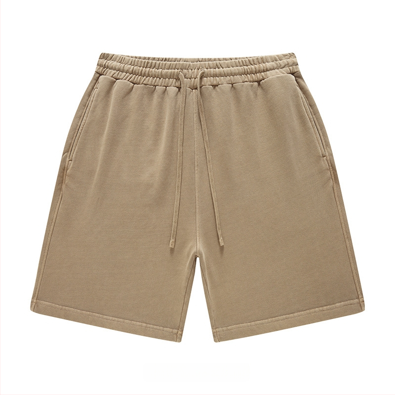 Ανδρικά και γυναικεία βαμβακερά σορτς με κορδόνι, χαλαρή γραμμή, μικροελαστικότητα, casual street style για καθημερινή χρήση