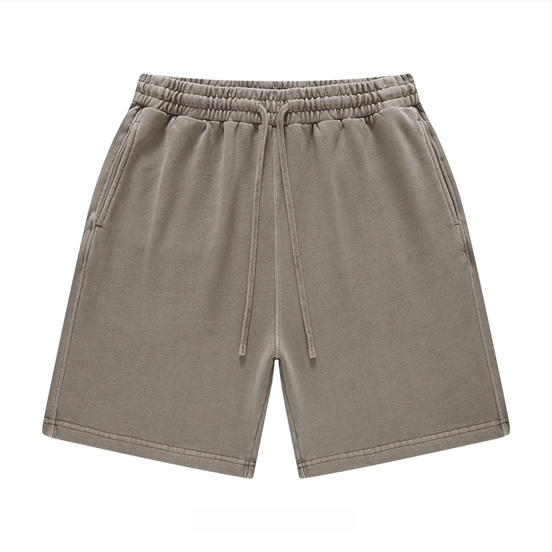 Ανδρικά και γυναικεία βαμβακερά σορτς με κορδόνι, χαλαρή γραμμή, μικροελαστικότητα, casual street style για καθημερινή χρήση