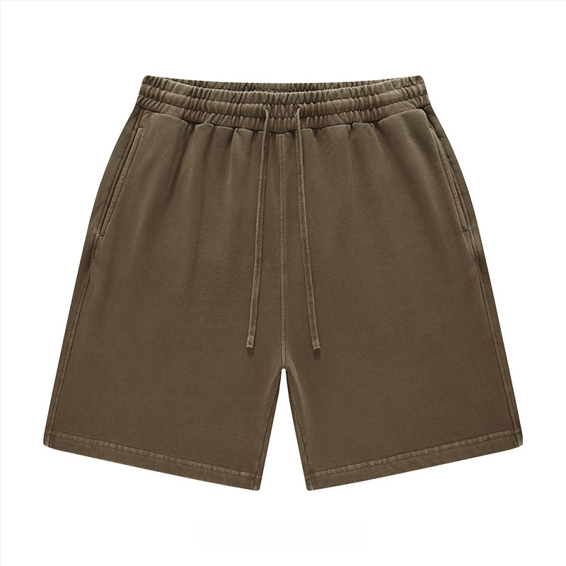 Ανδρικά και γυναικεία βαμβακερά σορτς με κορδόνι, χαλαρή γραμμή, μικροελαστικότητα, casual street style για καθημερινή χρήση