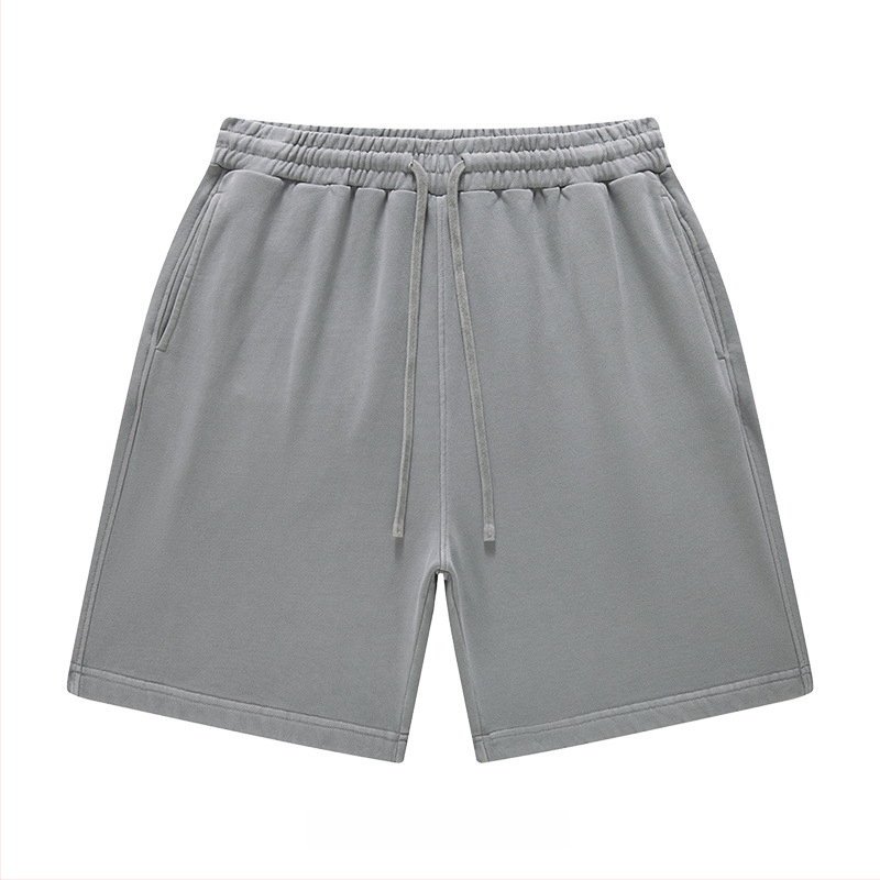 Ανδρικά και γυναικεία βαμβακερά σορτς με κορδόνι, χαλαρή γραμμή, μικροελαστικότητα, casual street style για καθημερινή χρήση