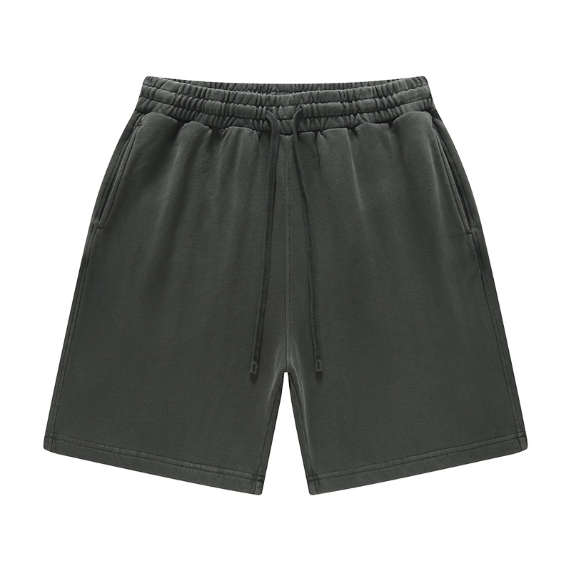 Ανδρικά και γυναικεία βαμβακερά σορτς με κορδόνι, χαλαρή γραμμή, μικροελαστικότητα, casual street style για καθημερινή χρήση