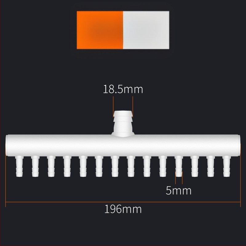 Πλαστικός διανομέας αέρα για αντλία ενυδρείου και αερισμό λίμνης — AquaBlue/Lanbao, 0,1 kg
