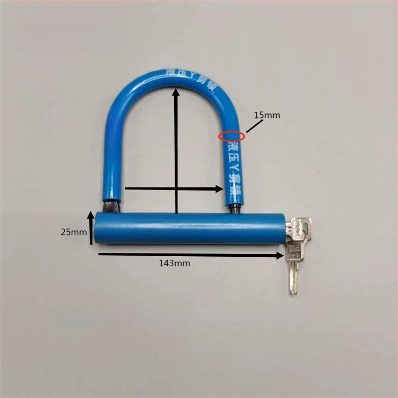 Κλειδαριά U-σχήματος για ηλεκτρικά ποδήλατα, μοτοποδήλατα, ποδήλατα και τρίκυκλα, μεταλλικό σώμα, υδραυλικός μηχανισμός διάτμησης, μάρκα Strength factory