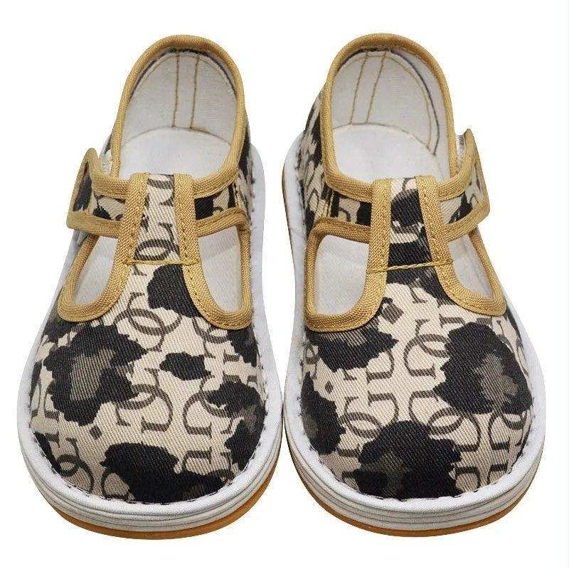 Pantofi pentru copii cu cap de tigru, făcuți manual, pentru copii 1–3 ani, partea superioară din bumbac respirabilă, talpă din bumbac, stil chinezesc tradițional