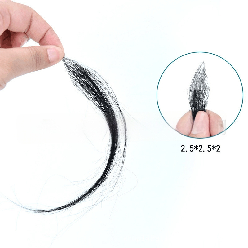 Biológiai fejbőr hegplaszt patch – emberi haj, kézzel szőtt, festhető