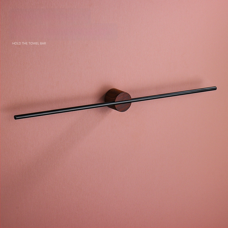 Falra szerelhető törölközőtartó, egypólusú, Space alumínium, spray-plasztik bevonat, teherbírás 10 kg, 1 szint