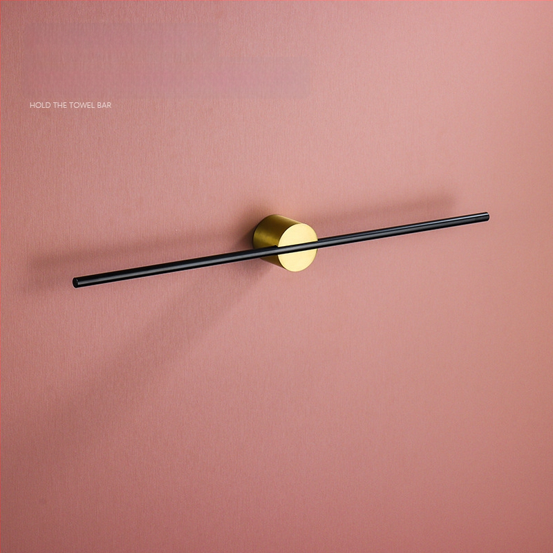 Falra szerelhető törölközőtartó, egypólusú, Space alumínium, spray-plasztik bevonat, teherbírás 10 kg, 1 szint