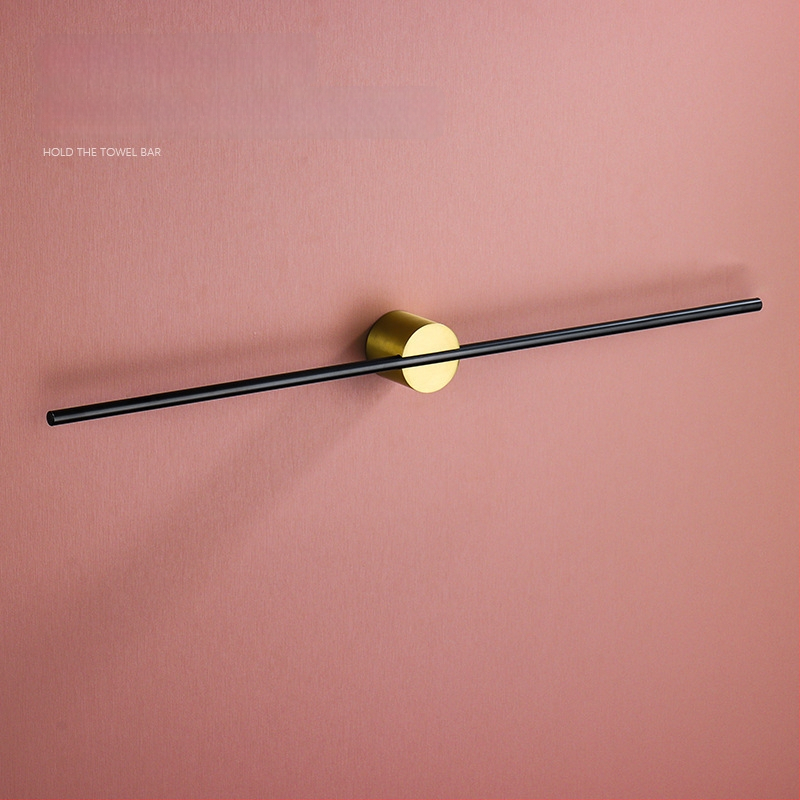 Falra szerelhető törölközőtartó, egypólusú, Space alumínium, spray-plasztik bevonat, teherbírás 10 kg, 1 szint