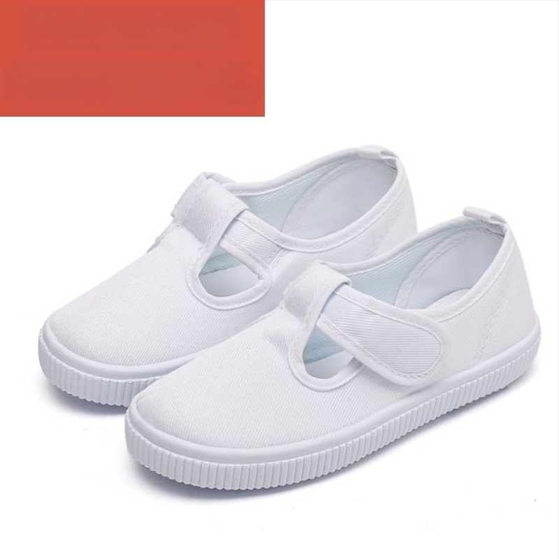 Παιδικά υφασμάτινα παπούτσια με Velcro κλείσιμο, υφασμάτινο πάνω μέρος, πλαστική σόλα, αντιολισθητικά και απορρόφηση κραδασμών