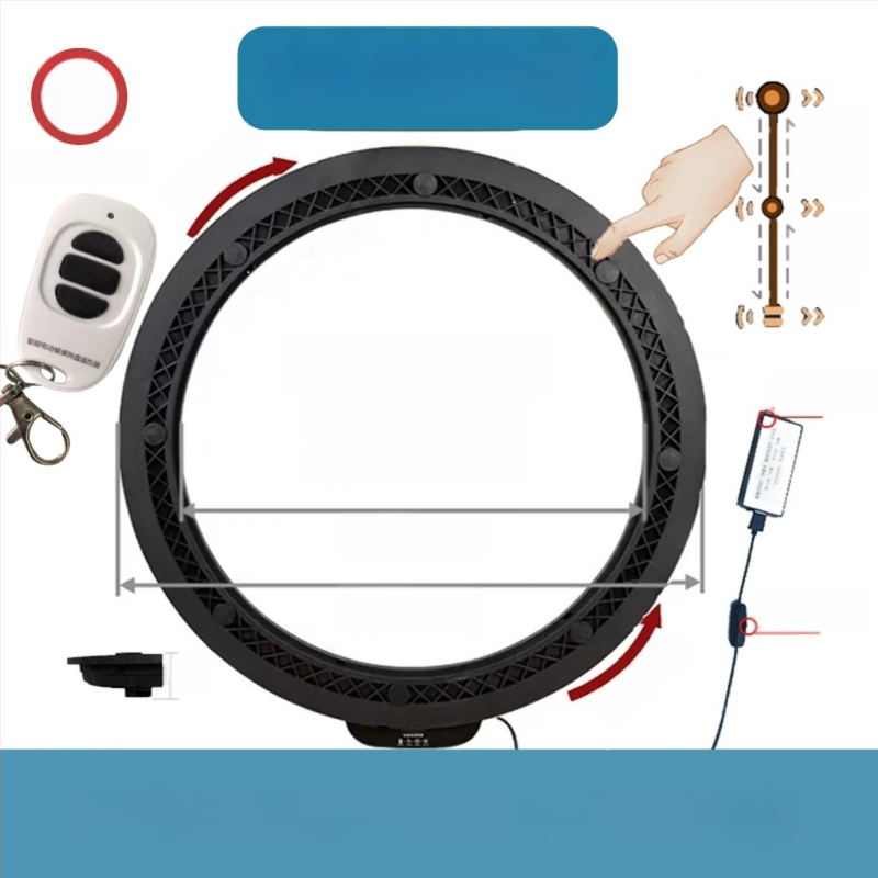 Elektromos forgóasztal étkezőasztalhoz — anyag műanyag; márka Jinpaili hardware; olasz minimalist stílus; univerzális felhasználás