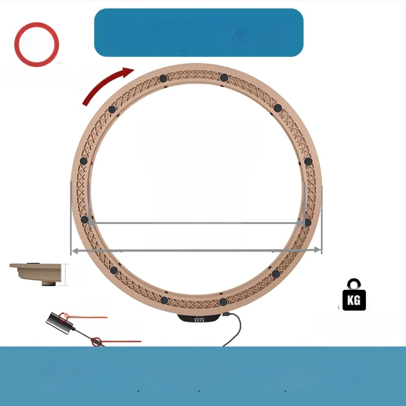 Elektromos forgóasztal étkezőasztalhoz — anyag műanyag; márka Jinpaili hardware; olasz minimalist stílus; univerzális felhasználás