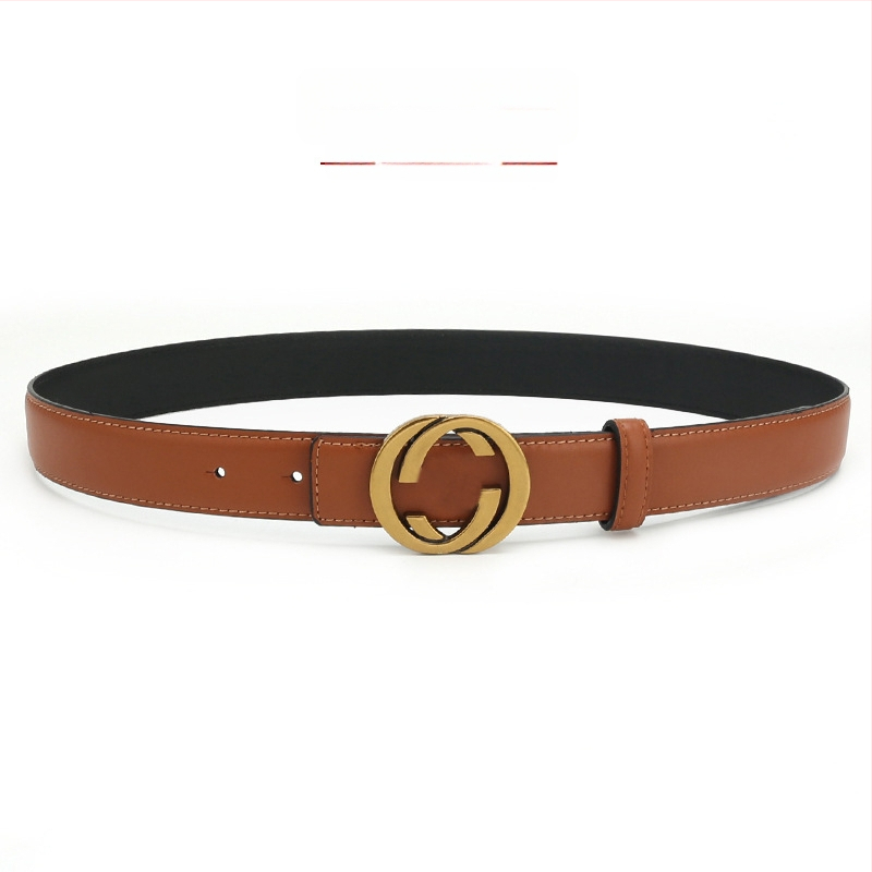 Curea de damă din piele naturală cu cataramă din aliaj, lățime 2-4 cm, strat de piele secundar, finisaj antic electroplacat, stil nișă