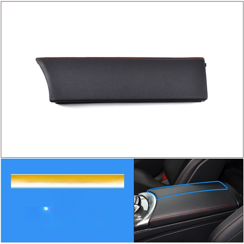 Panou de comutator al consolei centrale și capac de depozitare pentru Mercedes-Benz C-Class GLC (W205, C180, C200)