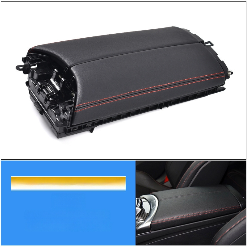 Panou de comutator al consolei centrale și capac de depozitare pentru Mercedes-Benz C-Class GLC (W205, C180, C200)