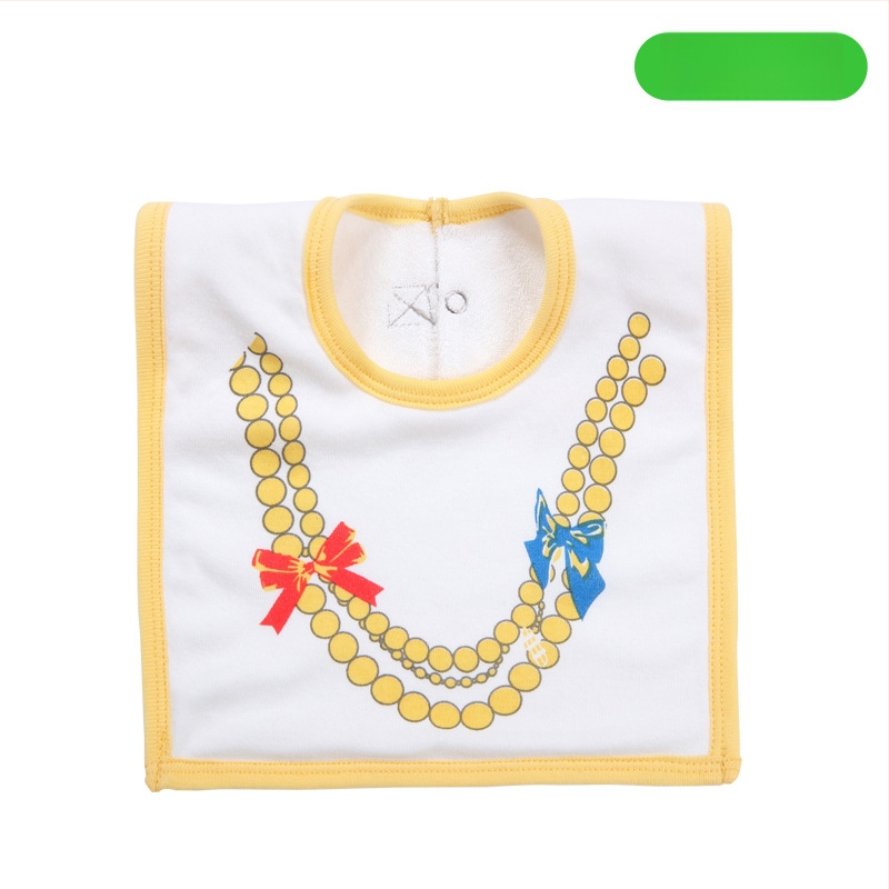 Prosop-bib pentru saliva de bebeluși cu suprafață din bumbac, strat interior impermeabil și partea inferioară din terry, unisex, pentru sugari și copii între 1 și 3 ani