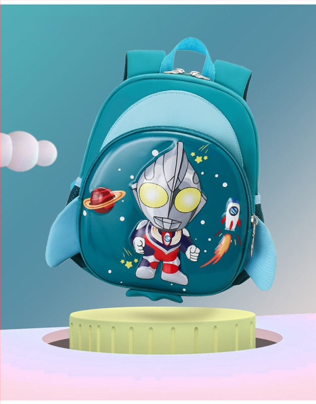 Oxford anyagú gyerek hátizsák, légáteresztő, ultrakönnyű és terheléscsökkentő, aranyos rajzfilmes stílusú, görbült vállpánt.