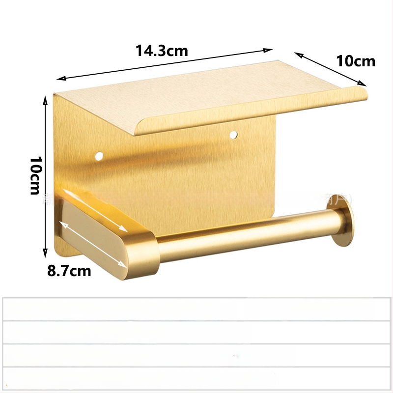 Suport pentru hârtie igienică din oțel inoxidabil cu suprafață lustruită (Material: Oțel inoxidabil; Finisaj: lustruit; Certificare: Niciuna)