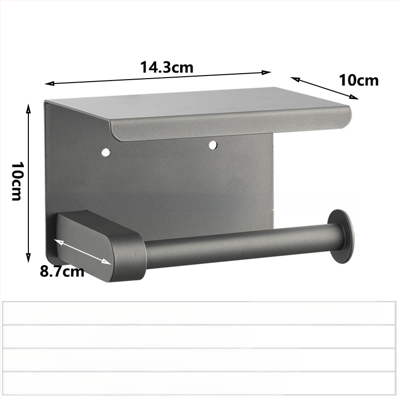 Suport pentru hârtie igienică din oțel inoxidabil cu suprafață lustruită (Material: Oțel inoxidabil; Finisaj: lustruit; Certificare: Niciuna)