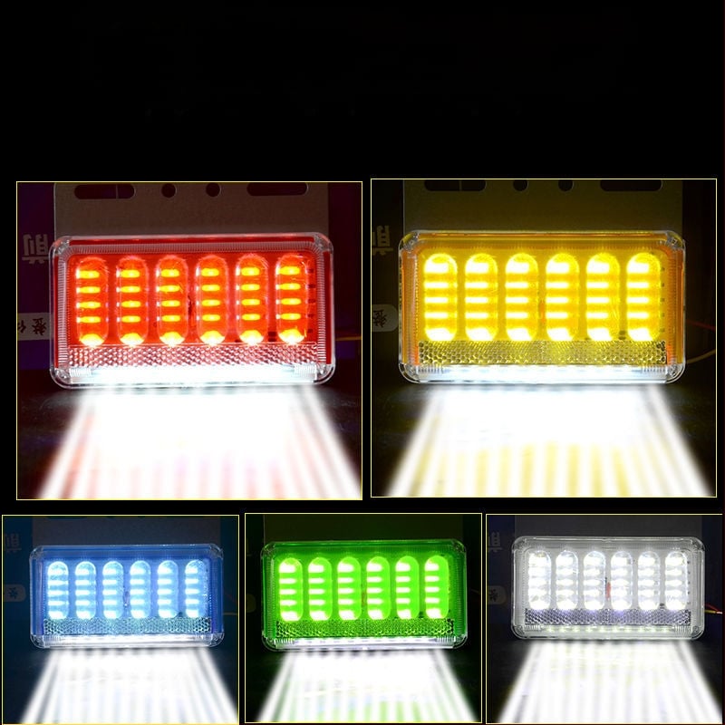 LED bočné svetlo pre nákladné auto, nepremokavé, 8W, 12/24V, 6D vylepšený model