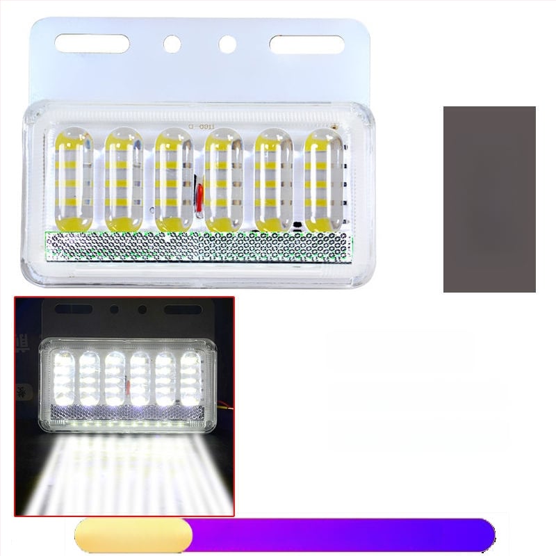 LED bočné svetlo pre nákladné auto, nepremokavé, 8W, 12/24V, 6D vylepšený model