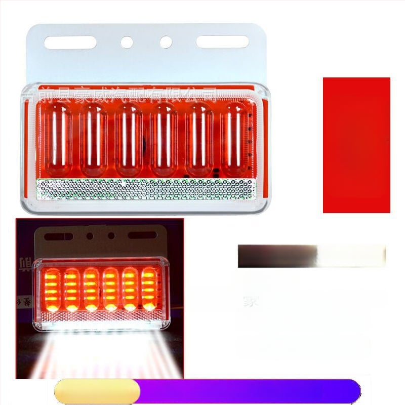 LED bočné svetlo pre nákladné auto, nepremokavé, 8W, 12/24V, 6D vylepšený model