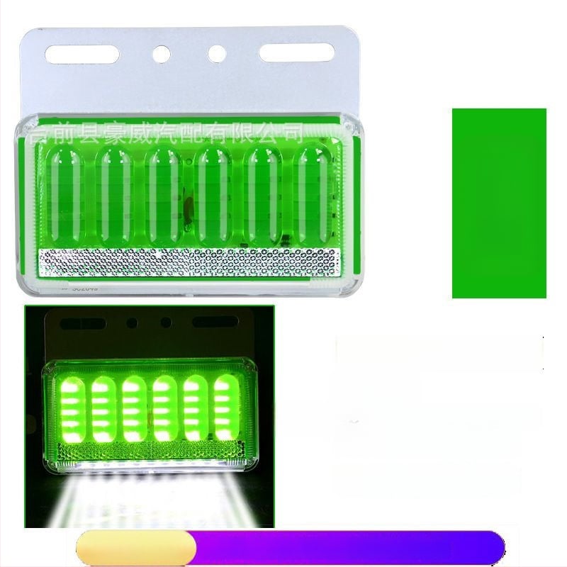 LED bočné svetlo pre nákladné auto, nepremokavé, 8W, 12/24V, 6D vylepšený model