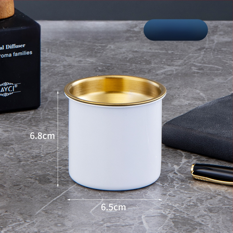 Пепелник от неръждаема стомана с воронков дизайн, устойчив на вятър, печат на лого, персонализиране