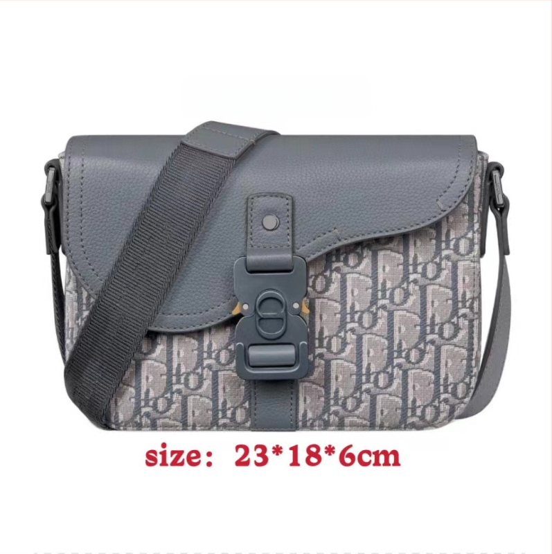 Ανδρική crossbody τσάντα τύπου σέλα — καμβάς, street fashion, Άνοιξη 2024, διαπνέουσα και ανθεκτική, καθημερινή χρήση