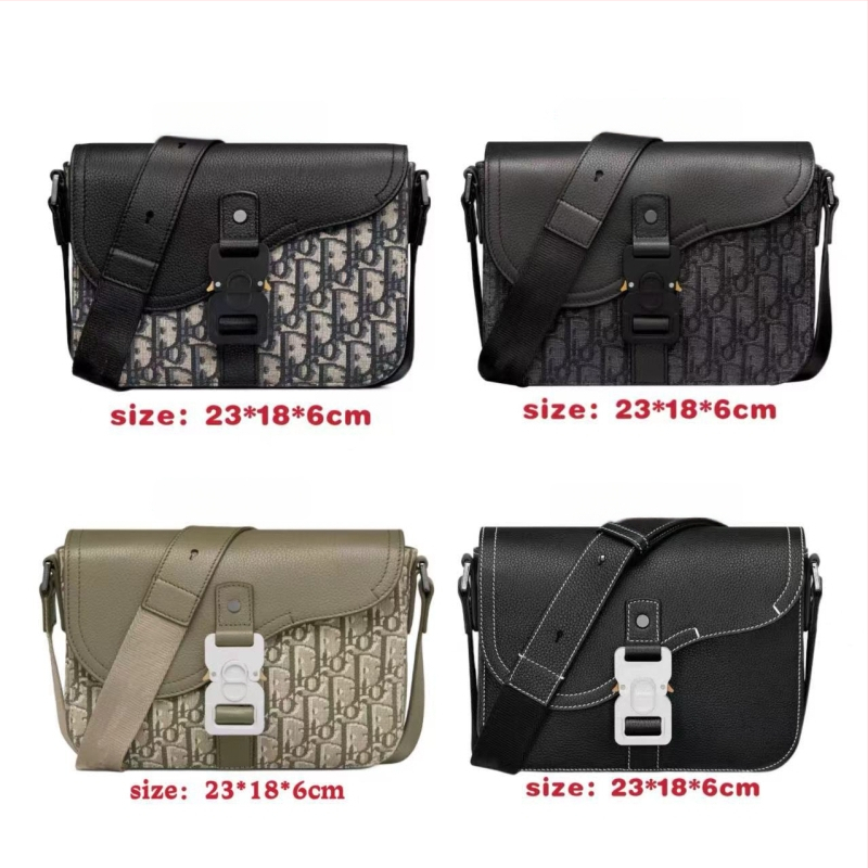 Ανδρική crossbody τσάντα τύπου σέλα — καμβάς, street fashion, Άνοιξη 2024, διαπνέουσα και ανθεκτική, καθημερινή χρήση