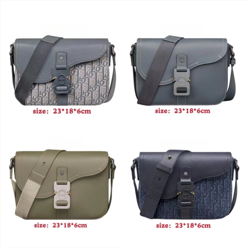 Ανδρική crossbody τσάντα τύπου σέλα — καμβάς, street fashion, Άνοιξη 2024, διαπνέουσα και ανθεκτική, καθημερινή χρήση