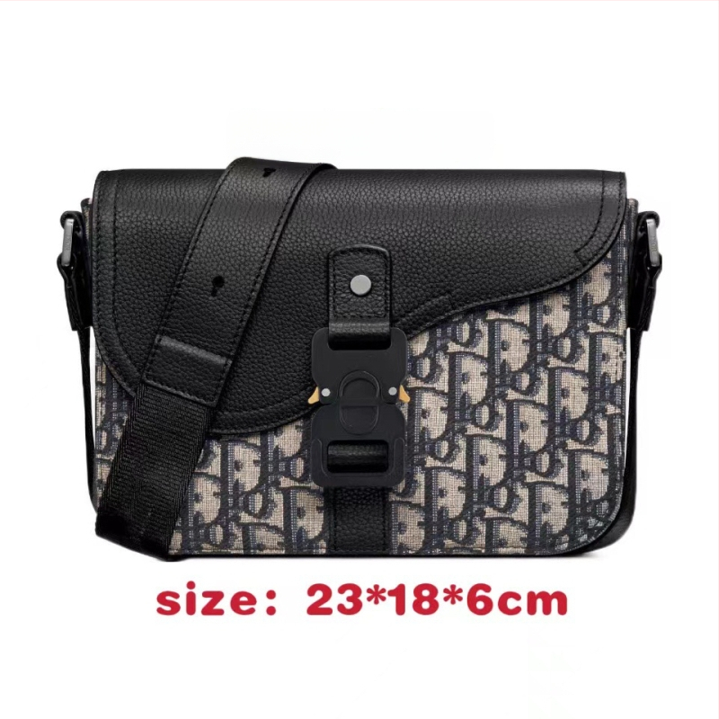 Ανδρική crossbody τσάντα τύπου σέλα — καμβάς, street fashion, Άνοιξη 2024, διαπνέουσα και ανθεκτική, καθημερινή χρήση