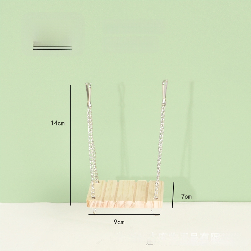 Plus Card Drevený domček pre škrečky s platformou a lezeckým rebríkom