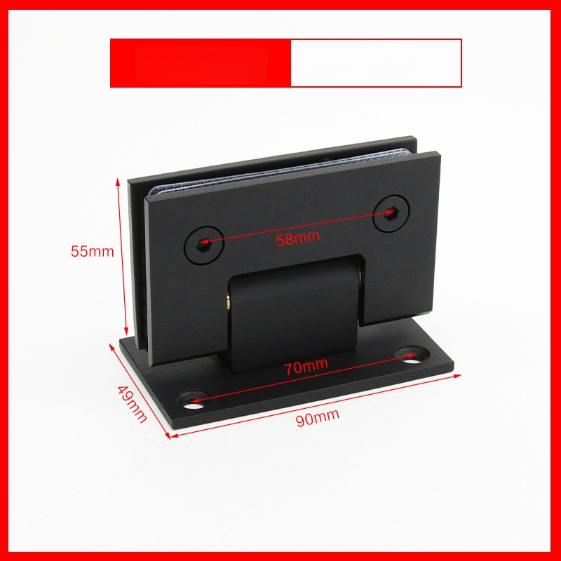 Rozsdamentes acél zuhanyajtó zsanér – 90° hegesztett csukló, 304 rozsdamentes acél, felületi permetezés, márka Keding