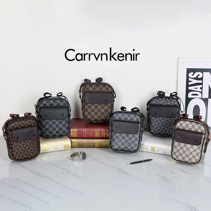 Ανδρική τσάντα ώμου από PU με επένδυση πολυεστέρα, Άνοιξη 2025, αναπνεύσιμη, κατάλληλη για επιχειρηματικά ταξίδια