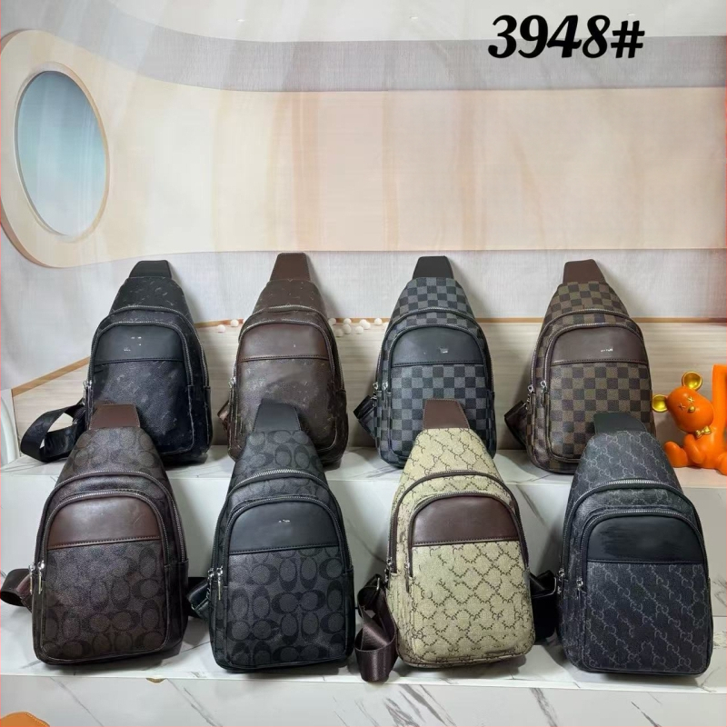 Ανδρική τσάντα στήθους PU, επένδυση πολυεστέρας, street style, Καλοκαίρι 2025, καθημερινή χρήση