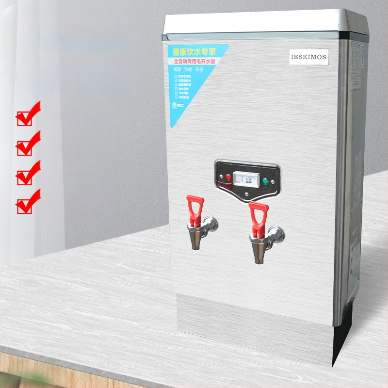 Elektrický kohútik pre bojler — meďová konštrukcia, úplne meďový jadrový ventil, prevádzková teplota 0–100 °C, prevádzkový tlak 0,5 MPa, SASO certifikát